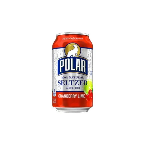 Polar Eau Pétillante Canneberges Et Citron Vert Seltzer