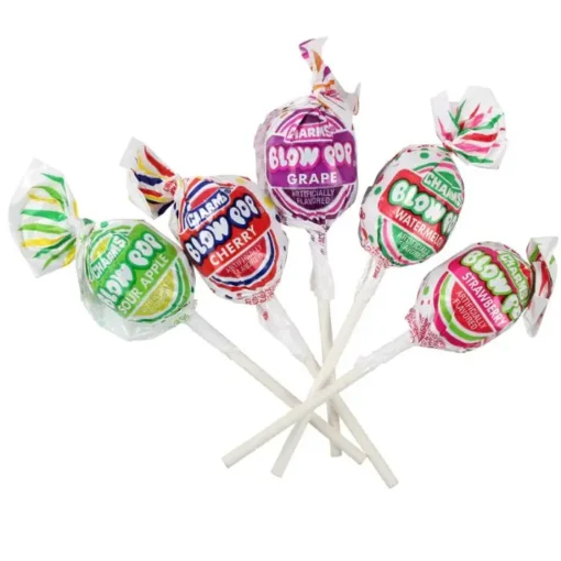 Charms Sucette Blow Pop Avec Chewing Gum